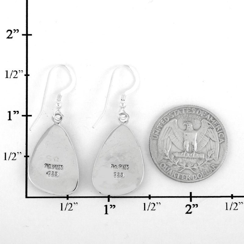 Turquoise Network Turquoise Earrings Sterling Silver 925 & Genuine Gemstones (Turquoise) - Image 3
